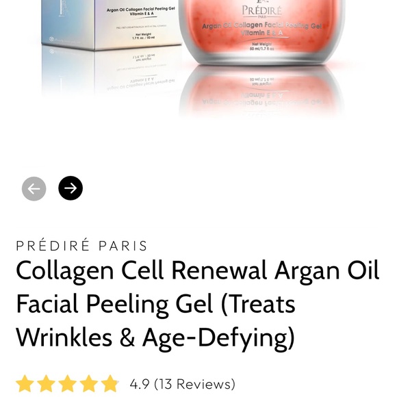 Prédiré Paris Bio Organica Facial Peeling Gel - Clear - Brand new in box - Picture 2 of 2